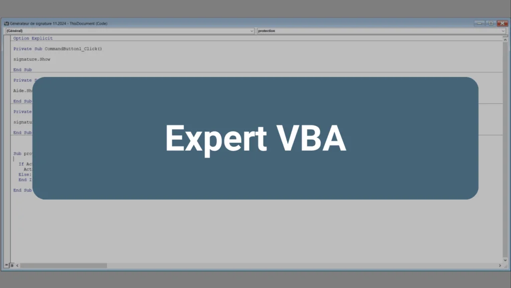 Solutions VBA sur Excel : automatisation, reporting et gestion personnalisée